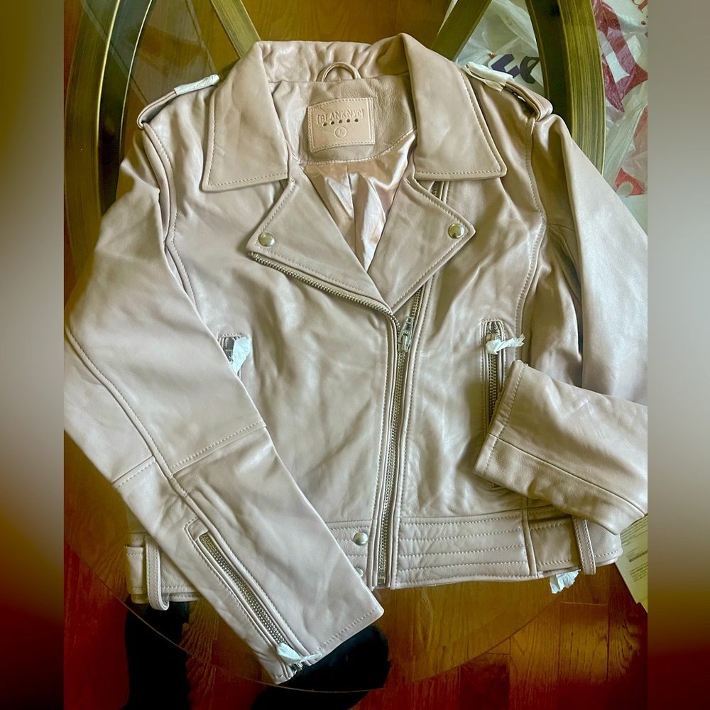 New real leather jacket szL